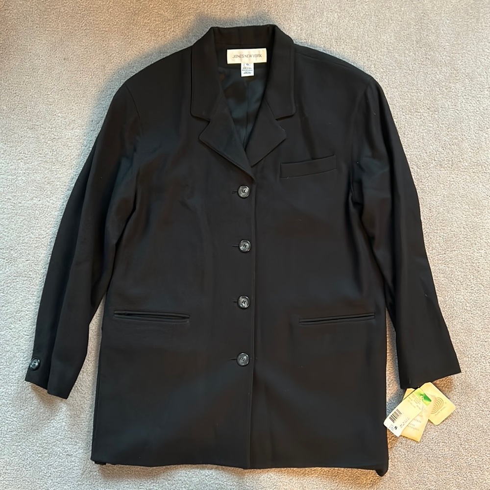 Jones New York Black Blazer Jacket NEW